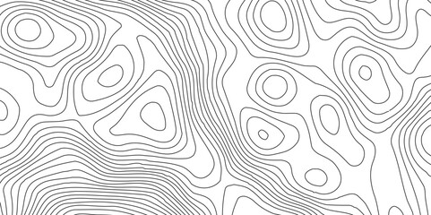 Topographic map contour background pattern.Natural printing illustrations of maps.Grey topographic lines. Texture of lines.pattern shape in organic wood on white and transparent background,