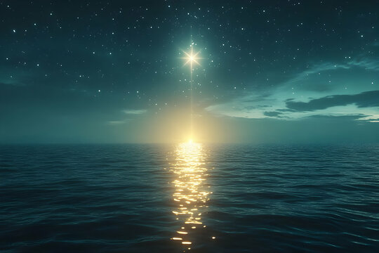 Starlight Sea 3D Illustration