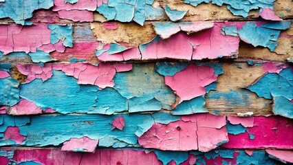 Pastel Peeling Paint, Textured Surface, Abstract Art