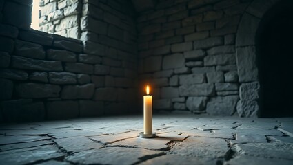 candle in the dark