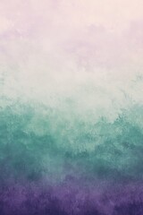 Fototapeta premium A painting of a sky with a greenish blue and purple background