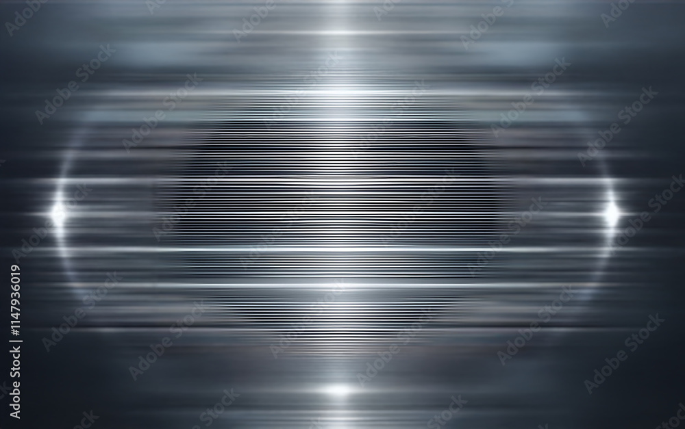 Fototapete abstract image with gray, black and white tones. it features a circular pattern of light and dark ho