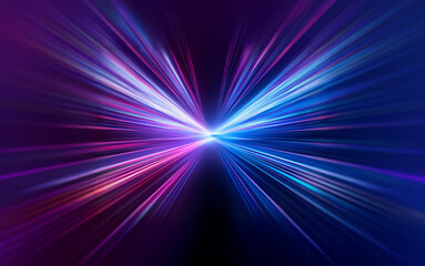 Obraz premium Abstract illustration of a bright, colorful starburst against a dark background.