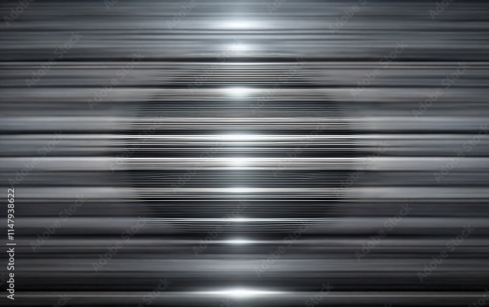 Poster abstract background with blurred horizontal lines and bright light.