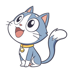  Funny Cat Faces, Sweet and Whimsical Styles, Perfect for Kids, Cute Cartoon Cat Illustrations
