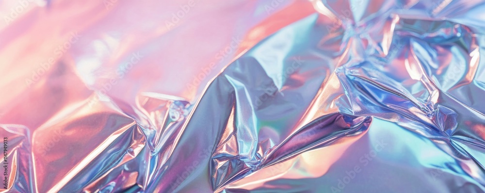 Aufkleber a hologram texture with a gradient abstract background. a holographic rainbow foil pattern. a light 