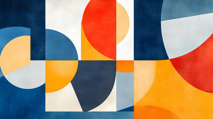 Abstract Geometric Colorful Background