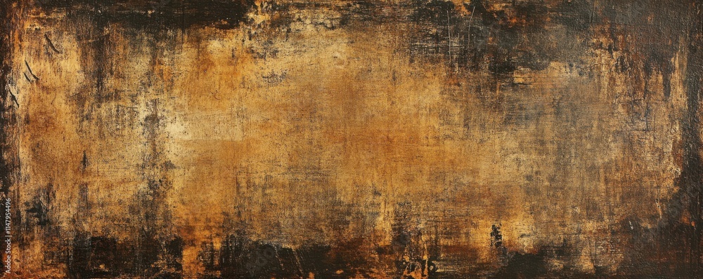 Poster grunge background with dark scratched details. great for text or a picture. grain noise is visible.