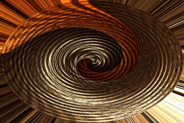 Digitale abstrakte Kunst ohne Mithilfe von 