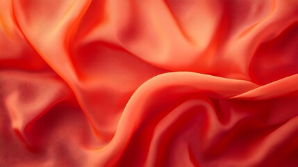 Obraz premium Abstract Coral Draped Fabric Texture Background