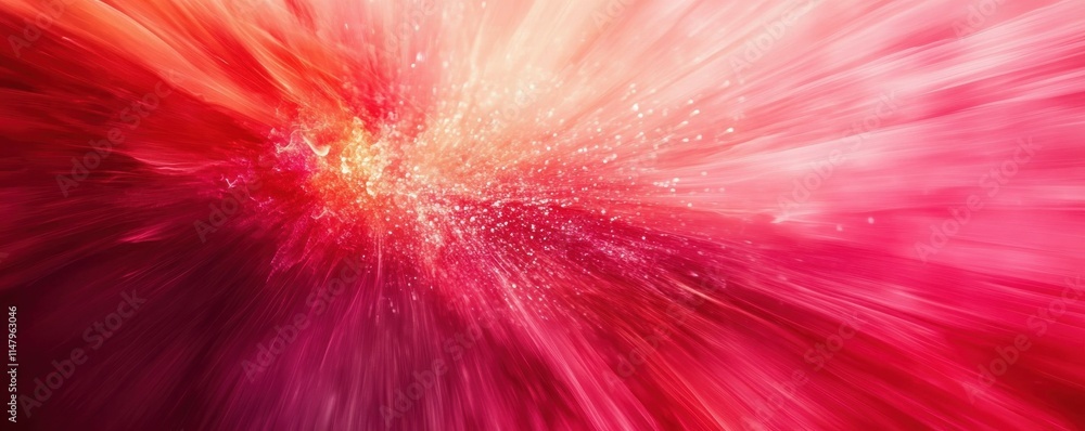 Poster a red abstract background with a grainy texture, featuring a blurred color flow, suitable for banner