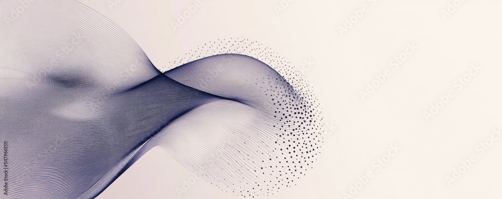 Poster computer that runs quantum algorithm, visualized in minimalist style, futuristic sharpen for banner