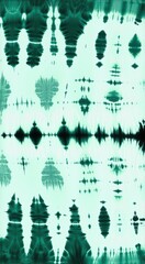 Green and black tie dye pattern