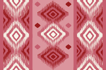 Ikat embroidery ethnic oriental pattern traditional.Aztec geometric art ornament print.Design for carpet, cover.wallpaper, wrapping, fabric, clothing