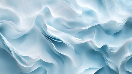 Fototapeta premium Abstract Blue Swirling Wave Pattern Design