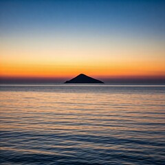 Fototapeta premium sunset over the sea