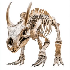 Pachyrhinosaurus canadensis Skeleton Displayed in a Naturalistic Pose for Educational and Exhibitory Purposes