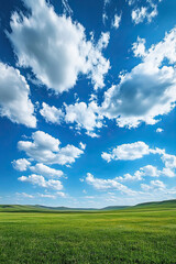 Plateau landscape with flat-topped mesas and a vast, open sky