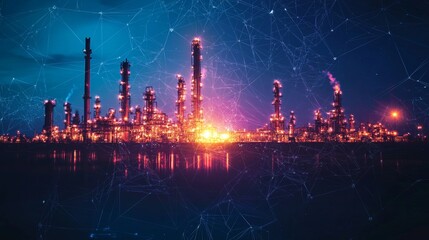 Symbolic Petrochemicals: molecular structures, vibrant chemic-8164-fc1fddd1cc25
