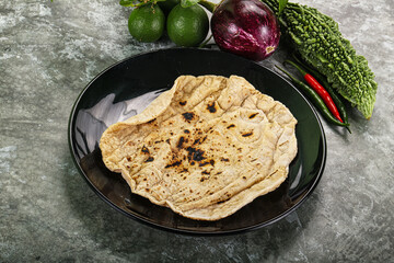 Indian traditional tandori bread - Roti