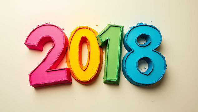 Vibrant notes written in 2018 on colorful notepaper bring a splash of joy to everyday communication and personal expression._00003_