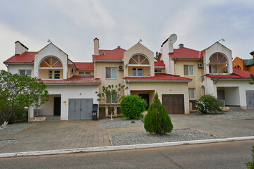 City villas in the City Chess quarter of Elista