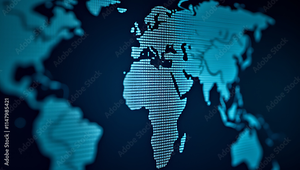 Aufkleber tecting digital data requires cybersecurity and privacy measures like global network security techno