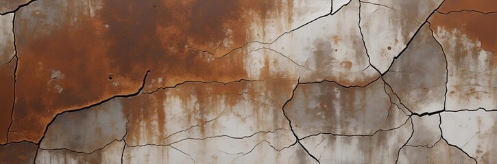 Obraz premium rusty metal background wit holes and dirt