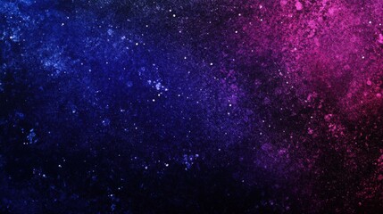 Fototapeta premium Abstract Cosmic Nebula Blue Purple Gradient