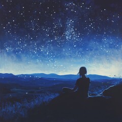 Stargazing while on the mountain