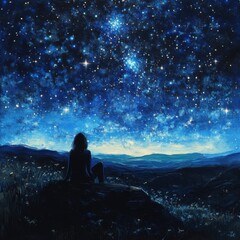 Stargazing on the hill