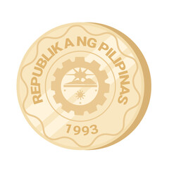 Central Bank Logo Coin PHP