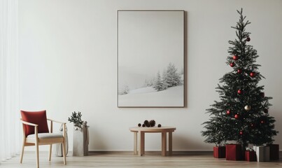 Perfect for capturing the essence of holiday cheer and minimalist winter decor