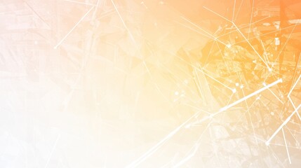 Abstract Orange and White Network Background Design