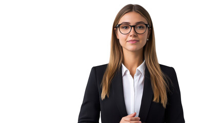 Professional Woman in Business Attire