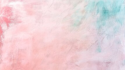 Abstract Pastel Pink and Teal Textured Background
