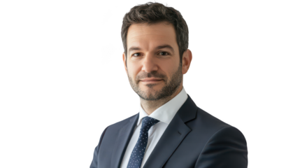 Professional Man in Suit with Confident Expression