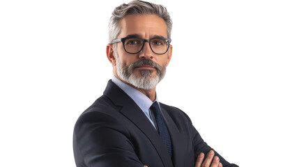 Professional Man in Business Attire with Glasses