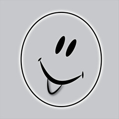 Fun emoji template funy emoji  enjoy emoji free vector template 