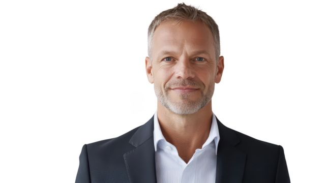 Confident Businessman in a Professional Suit