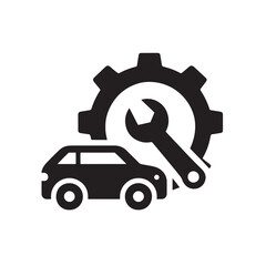 Car repair service icon. (2)