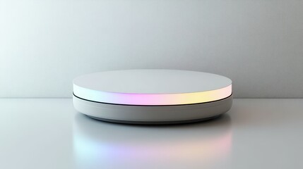 Illuminated Circular Platform Minimalist Design