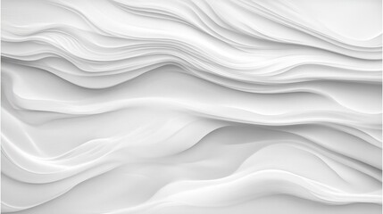 Obraz premium Abstract White Wave Background Texture Design