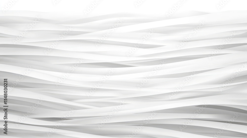 Poster abstract white wave pattern background design