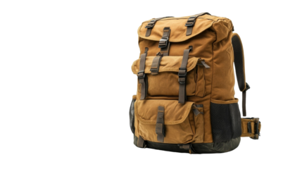 Hiking Backpack with Multiple Pockets. Generative AI