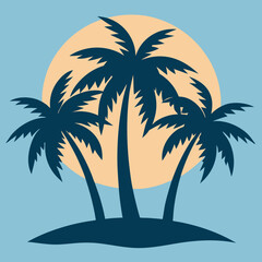 palm tree vector
