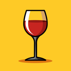 glass of red wine