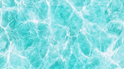 Fototapeta premium Aqua Blue Marble Texture Elegant Swirling Design