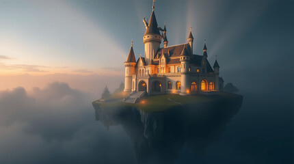 Obraz premium Magical Floating Castile