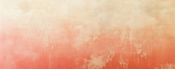 Soft peach and coral gradient with delicate noise texture, warm ambiance